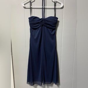 Navy blue semi formal / homecoming dress